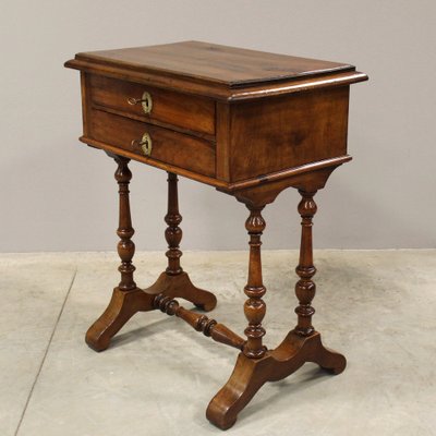 19th Century Walnut Table-UMS-1124553