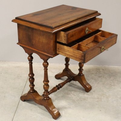 19th Century Walnut Table-UMS-1124553