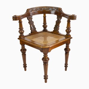 19th Century Wilhelminian Walnut Corner Chair-WFJ-1709103