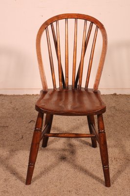 19th Century Windsor Chairs, Set of 4-HPU-2018248