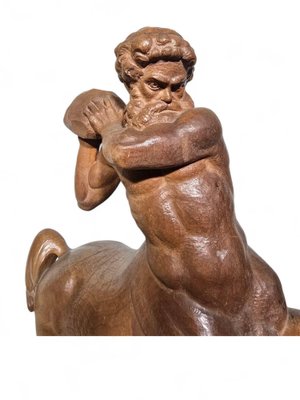 19th-Century Wood Centaur Sculpture, 1890s-FDW-2039623