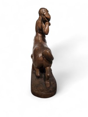 19th-Century Wood Centaur Sculpture, 1890s-FDW-2039623