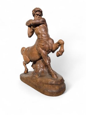 19th-Century Wood Centaur Sculpture, 1890s-FDW-2039623