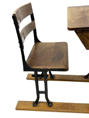 19th Century Wooden Children's School Desk-UCH-1768137