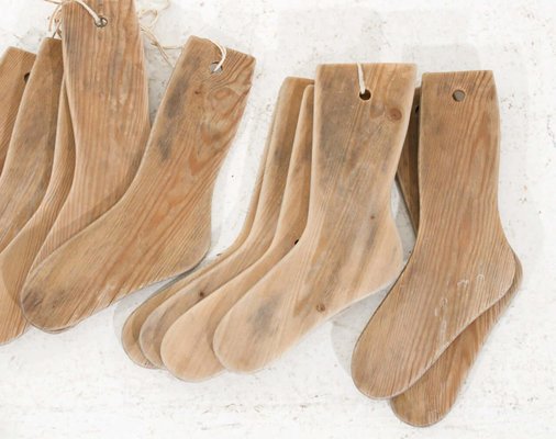 19th Century Wooden Socks Decorations, Set of 15-SA-1744429