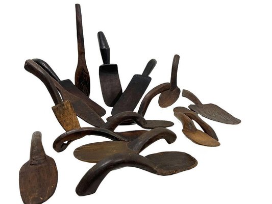 19th Century Wooden Spoons, Set of 16-UCH-1422566