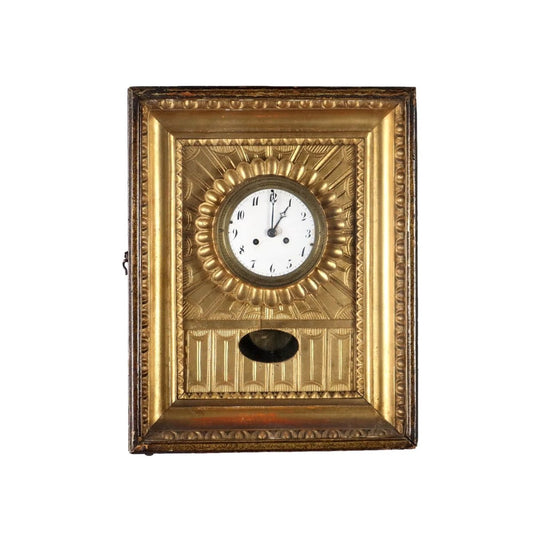 19th Century Wooden Wall Clock, Europe