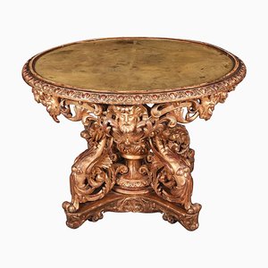 19th Napoleon III Salon Table in Giltwood, 1840s-FLW-1402118