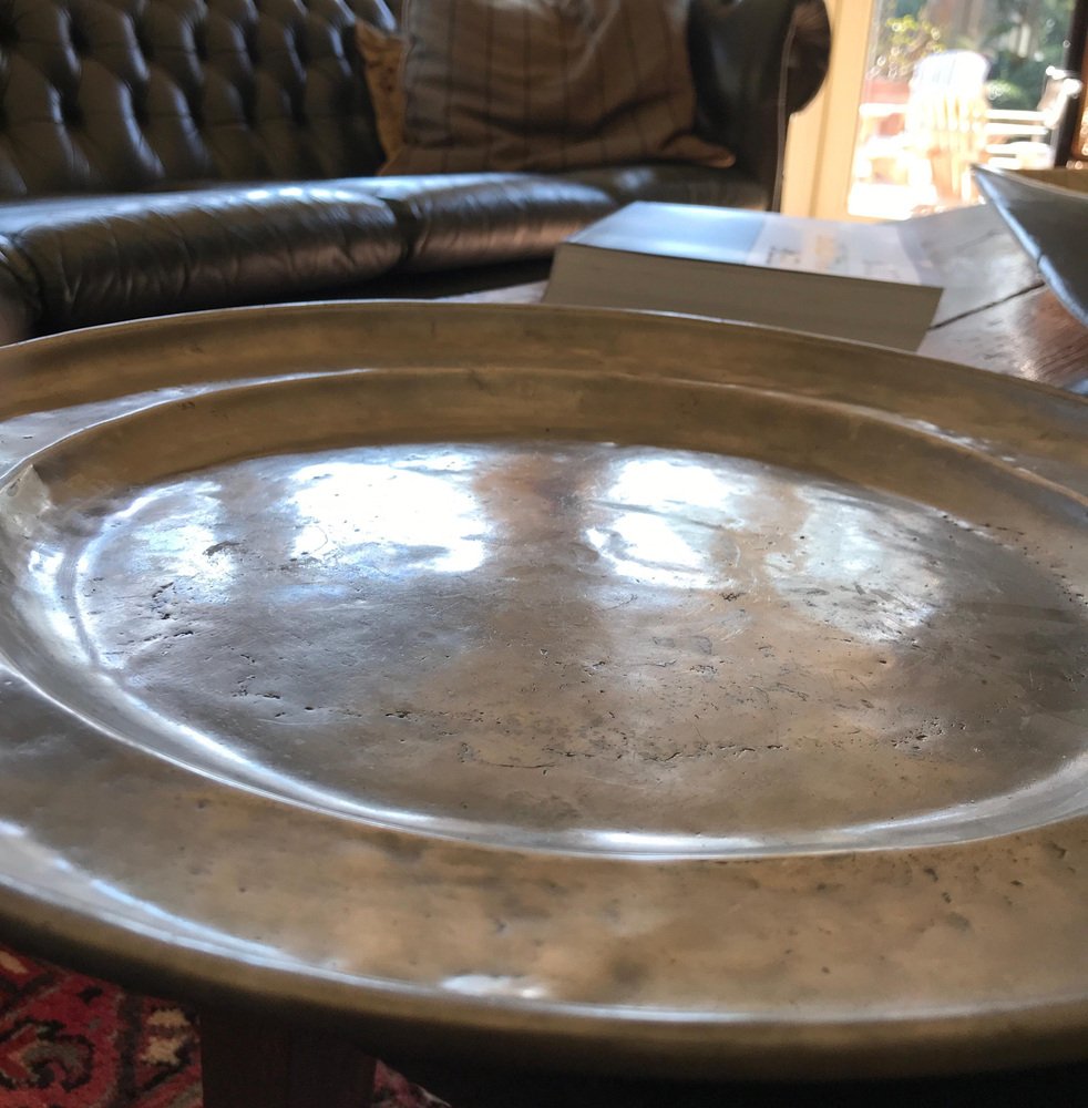 19th Pewter Plate, 1850s