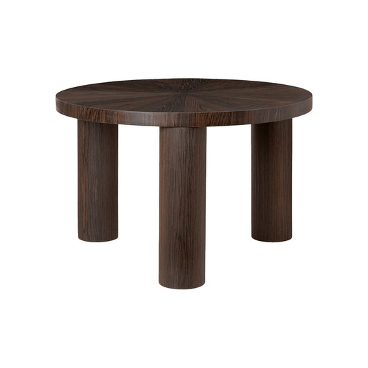 Post coffee table, S, smoked oak, star