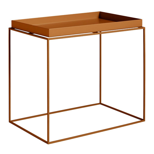 Tray table large rectangular, toffee