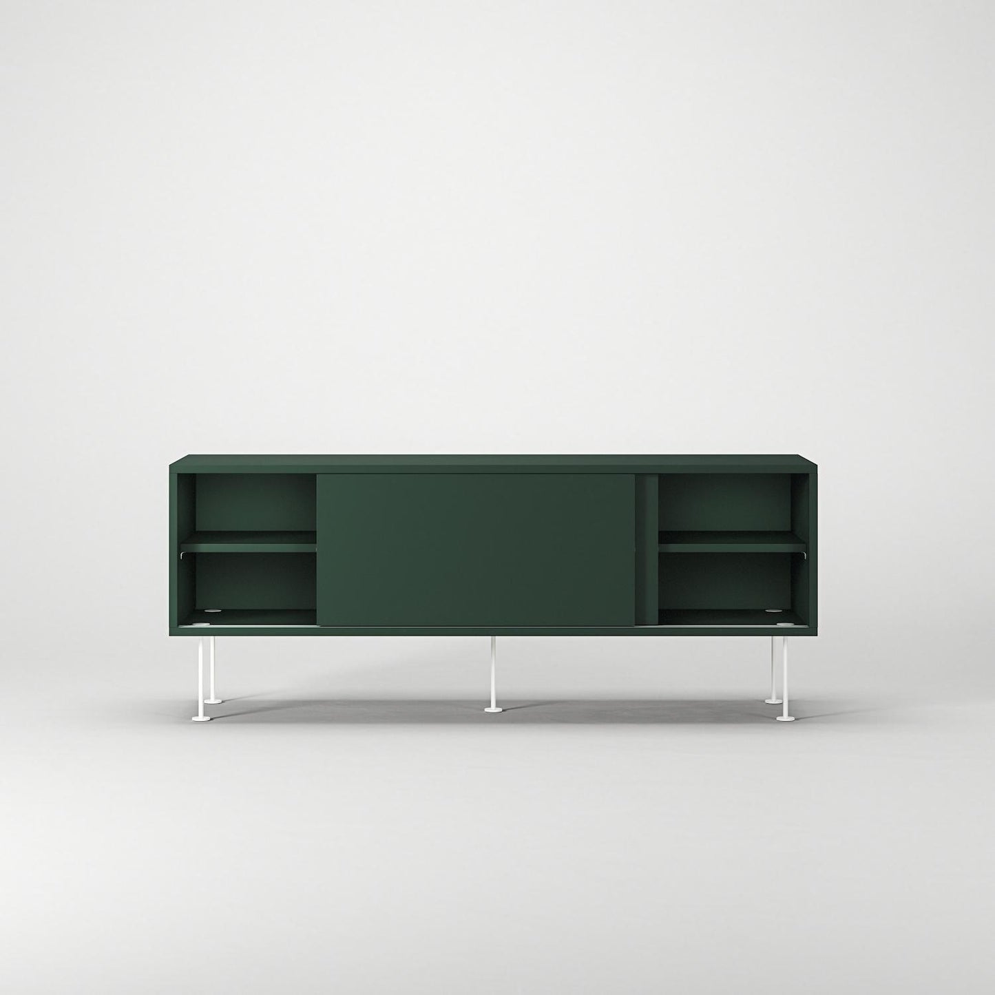 Decotique Vogue TV Bench with Legs 136 Green/White