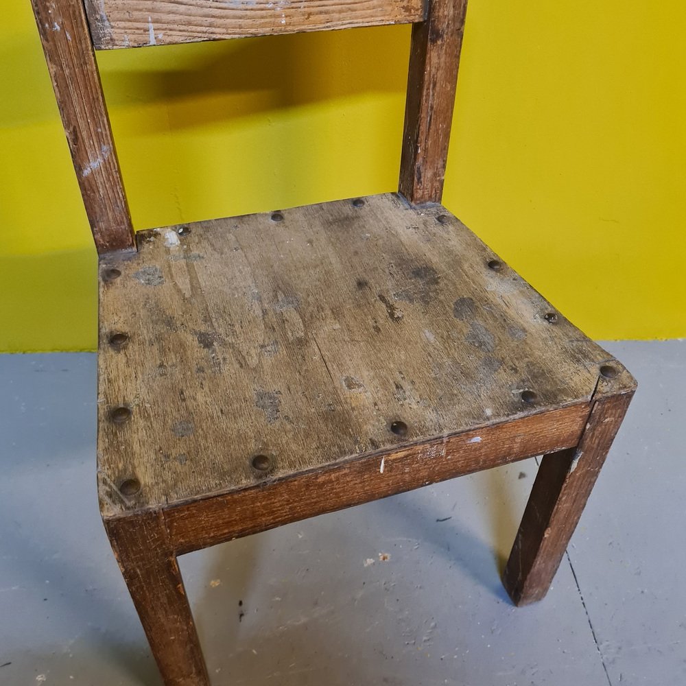 1st Half of the 20th Century French Wooden Childrens Chair, 1930s