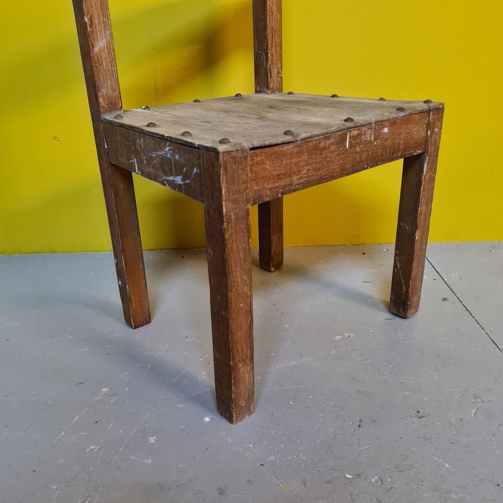 1st Half of the 20th Century French Wooden Childrens Chair, 1930s