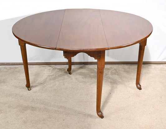 1st Part 19th Century Oval Table in Mahogany, England