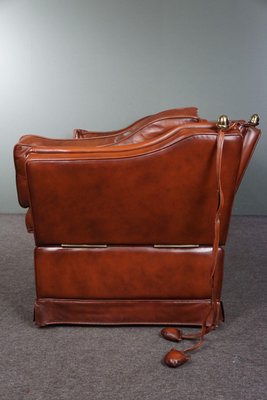 2.5 Seat Castle Bench in Cognac Leather-HPP-1779856