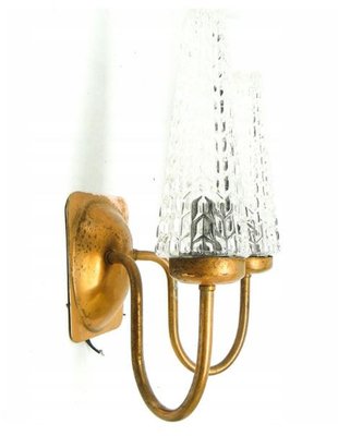 2-Armed Wall Lamp from Elmet Zabrze, Poland, 1970s-BKO-1424829