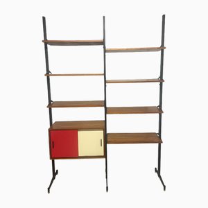 2-Bay Teak Bookcase, 1960s-JHL-2034583