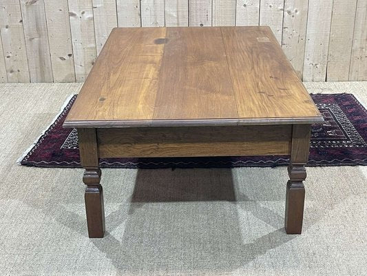 2-Drawer Teak Coffee Table, 1950s-QYF-1718319