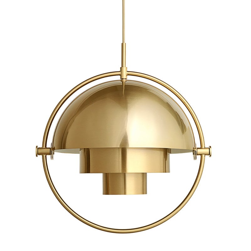 Multi-Lite pendant by GUBI #small, brass - shiny brass #