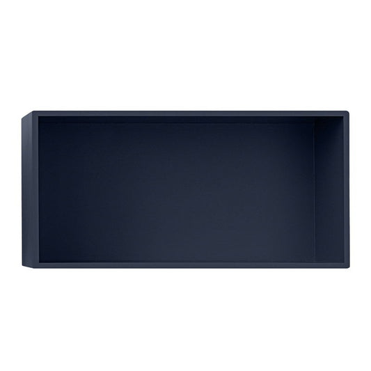 Mini Stacked 2.0 shelf module by Muuto #large, midnight blue #