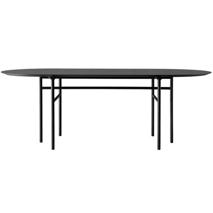 Snaregade table, oval, 210 x 95 cm, black oak