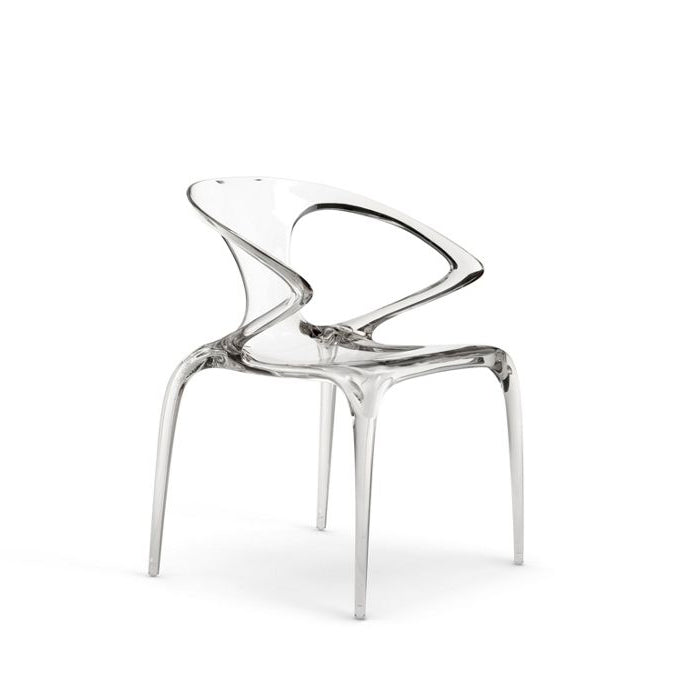 AVA Bridge TRANSPARENT Dining Armchair by Roche Bobois #Transparent | Crystal