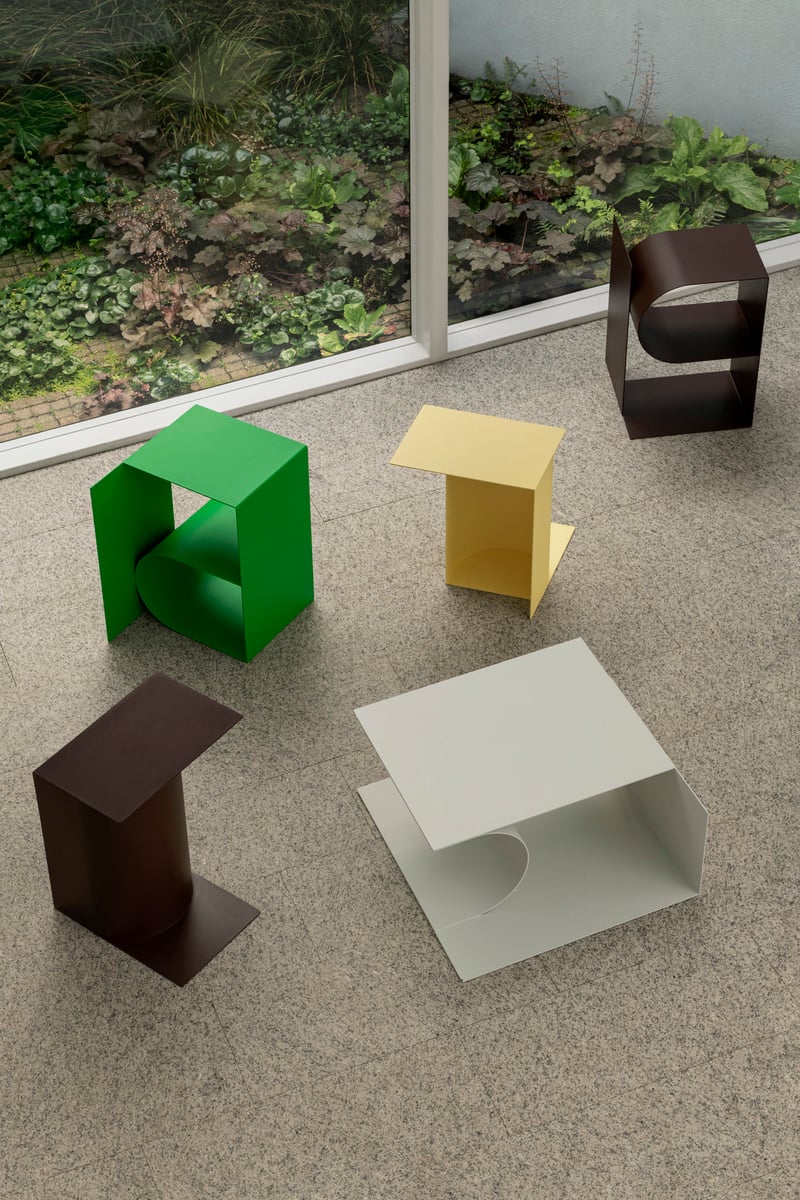 Glyph Gamma side table, wax yellow