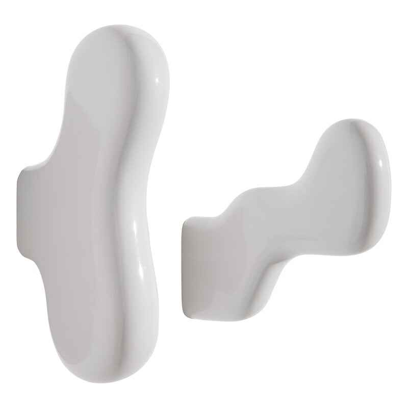 Klump wall hook by Petite Friture #kit of 2, white #