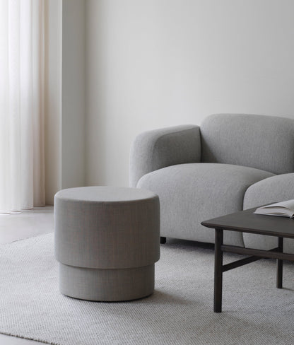 Silo pouf, small, light grey