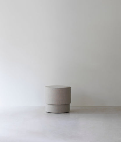 Silo pouf, small, light grey