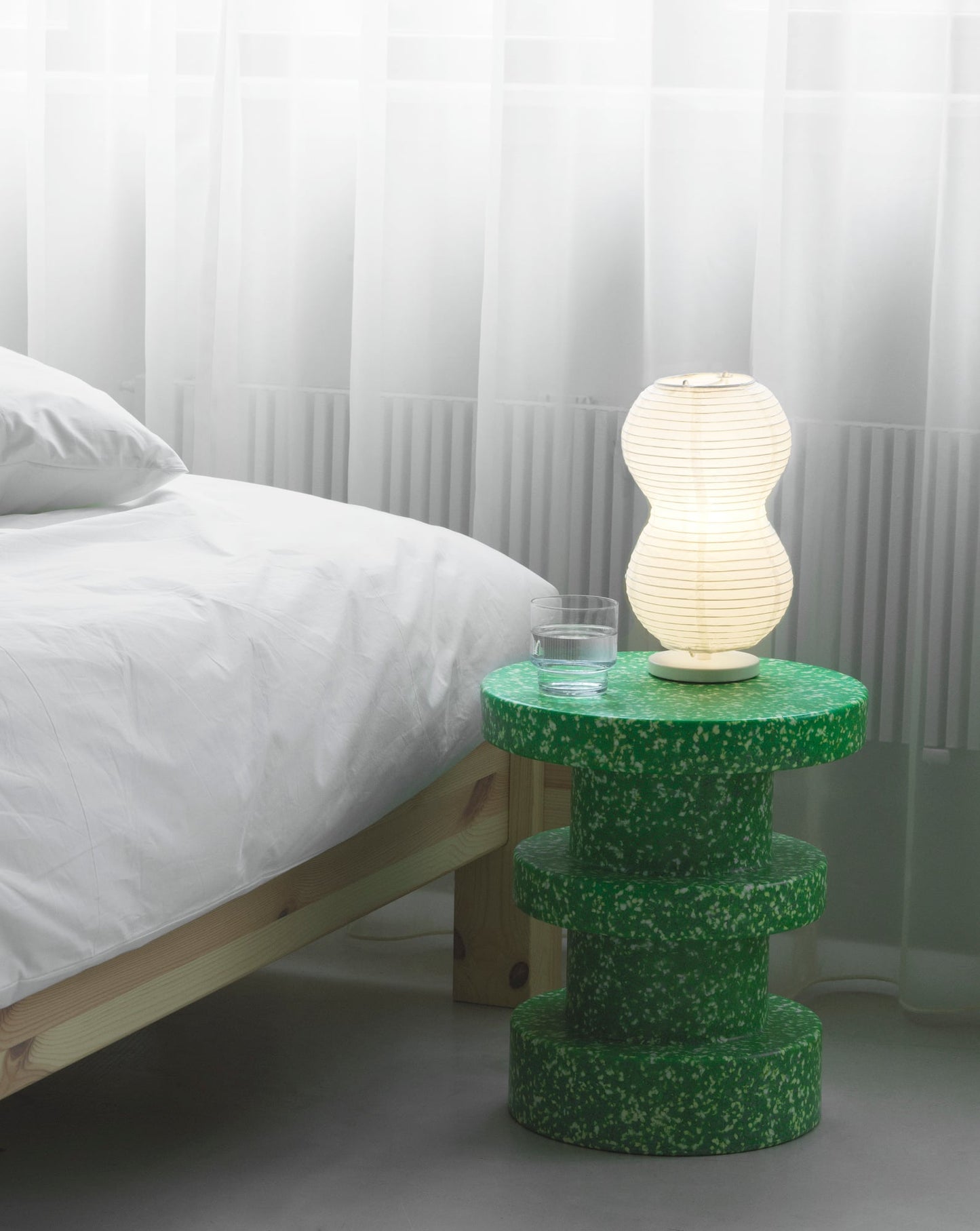 Bit stool, stack, green