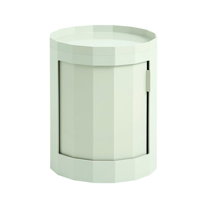 Facet cabinet incl. feet and castors, low, soft mint