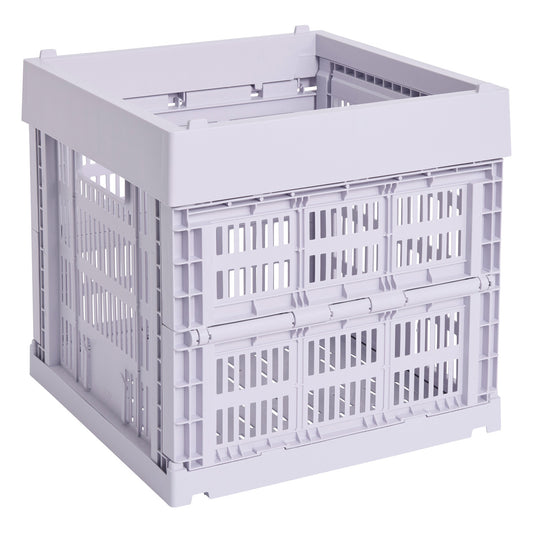 Colour Crate, Cube, recycled plastic, lavender