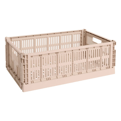 Colour Crate, L, recycled plastic, powder