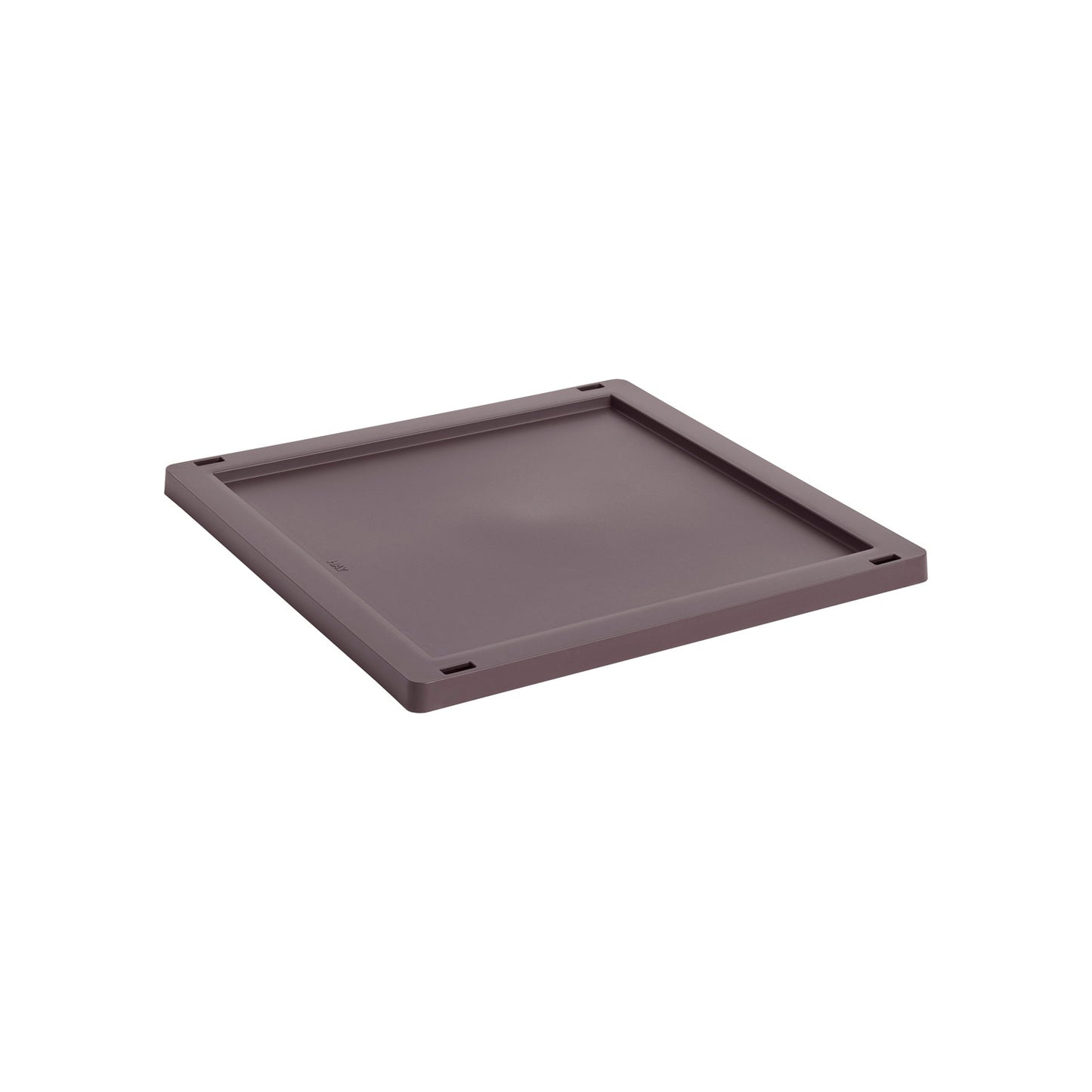 Colour Crate lid, M Square/Cube, recycled plastic, bordeaux