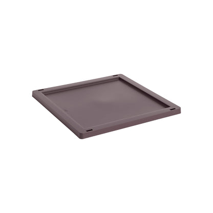Colour Crate lid, M Square/Cube, recycled plastic, bordeaux