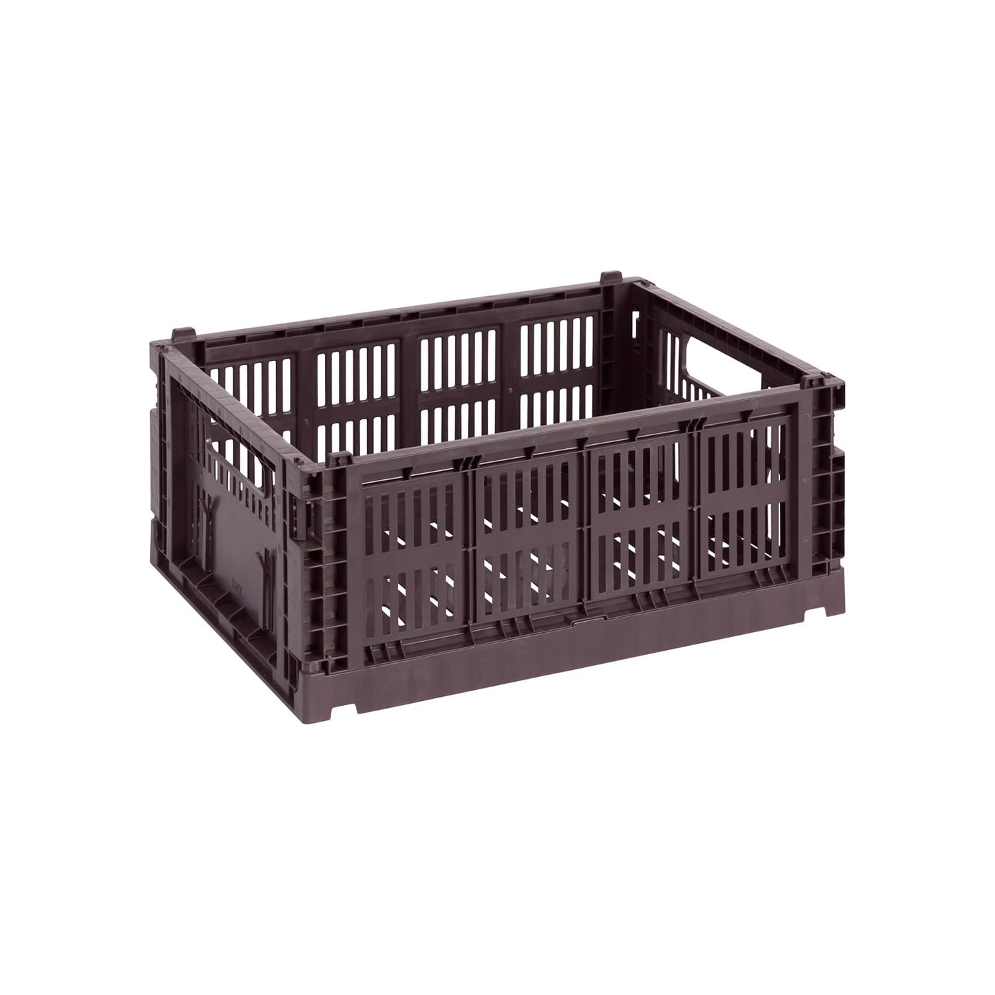 Colour Crate, M, recycled plastic, bordeaux