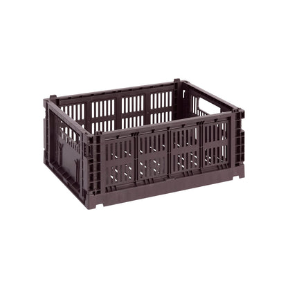 Colour Crate, M, recycled plastic, bordeaux
