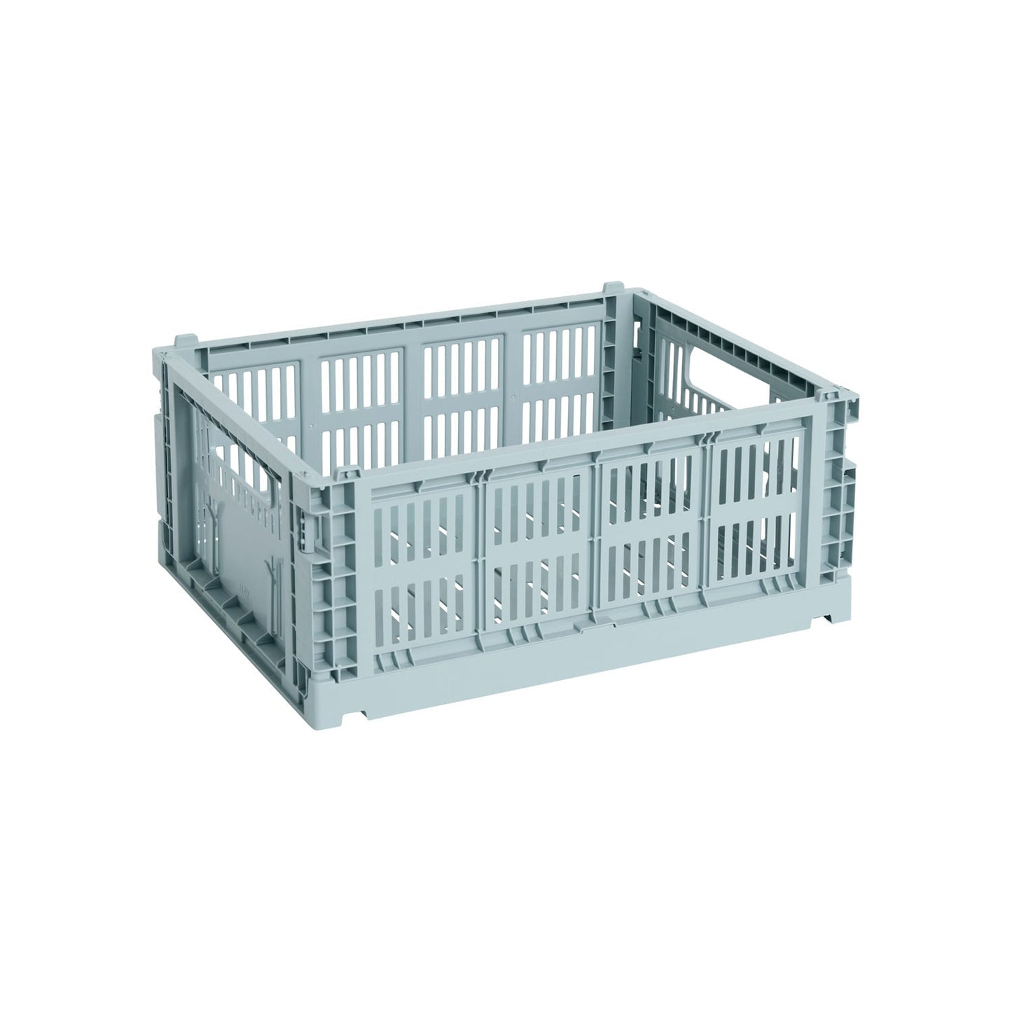 Colour Crate, M, recycled plastic, dusty blue