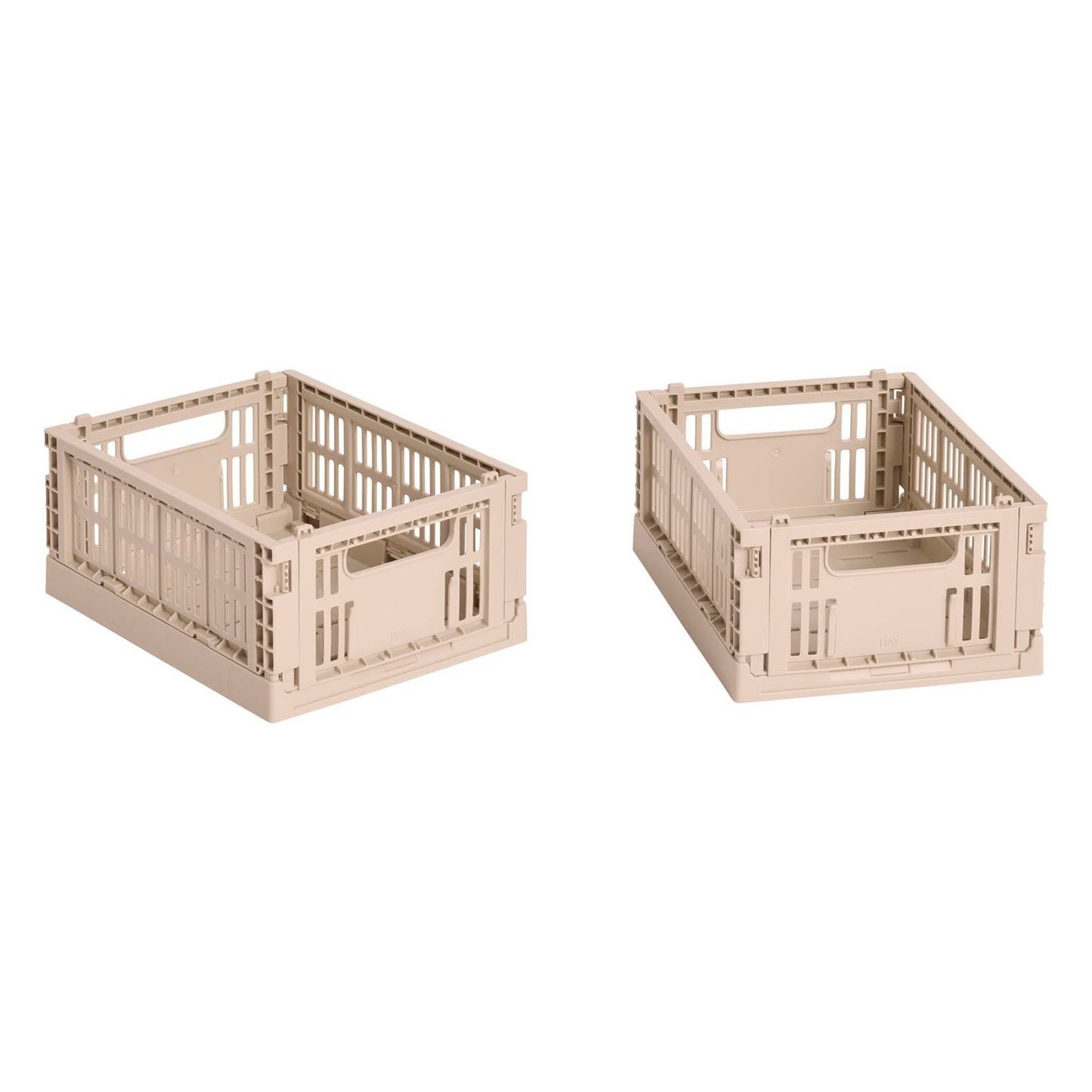 Colour Crate Mini, recycled plastic, 2 pcs, powder