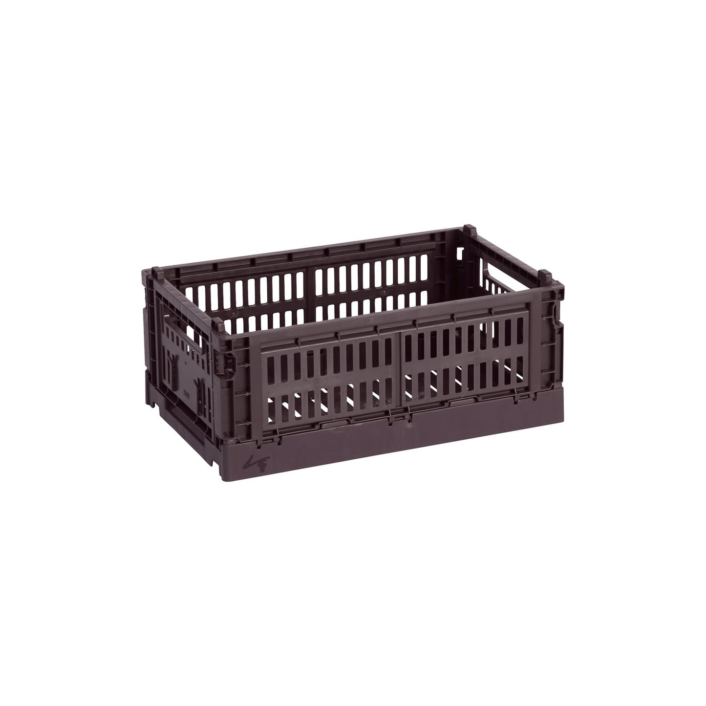 Colour Crate, S, recycled plastic, bordeaux