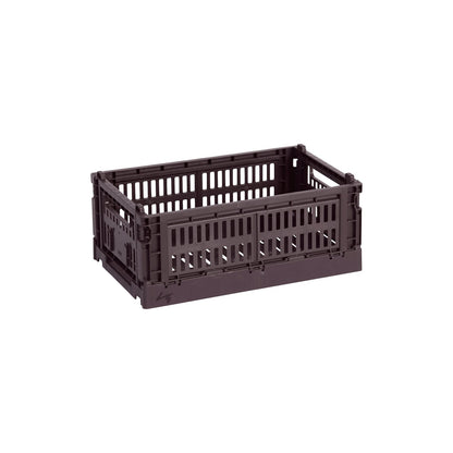 Colour Crate, S, recycled plastic, bordeaux