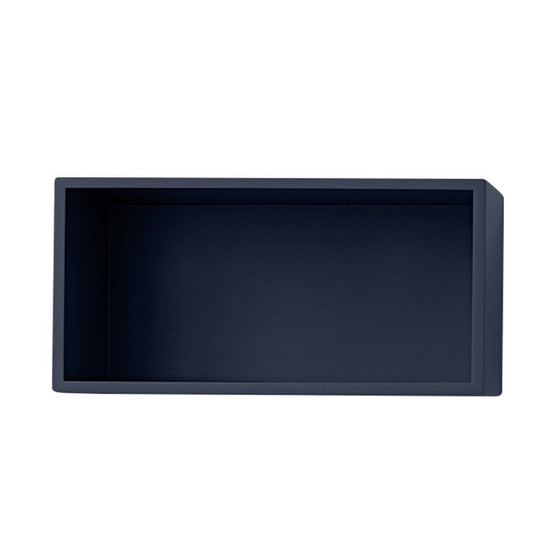 Mini Stacked 2.0 shelf module by Muuto #small, midnight blue #