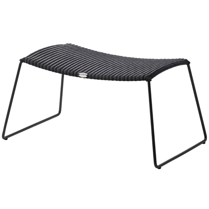 Breeze footstool by Cane-line #black #