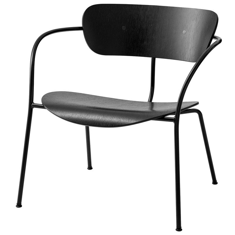 Pavilion AV5 lounge chair by &Tradition #black oak #
