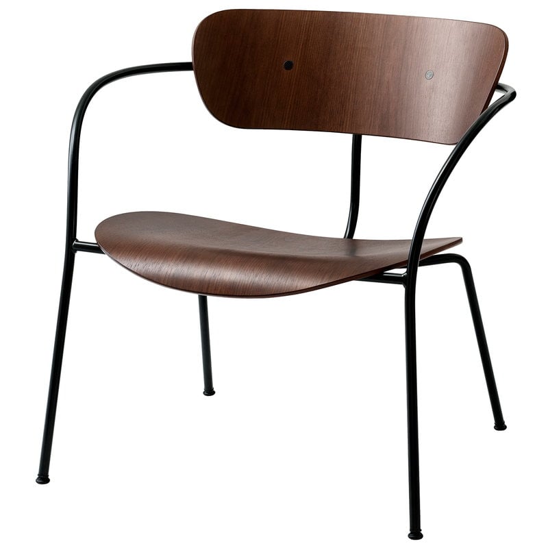 Pavilion AV5 lounge chair by &Tradition #lacquered walnut #