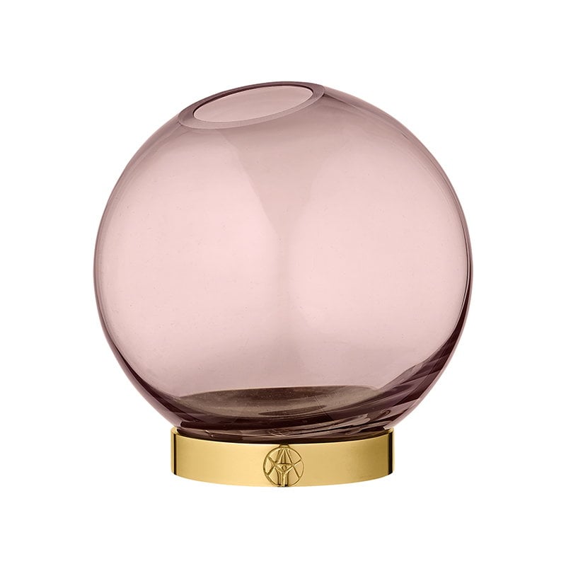 Globe vase by AYTM #small, rose - gold #