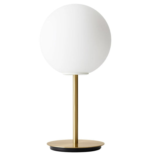 TR Bulb table lamp by Audo Copenhagen #brushed brass - matte opal #