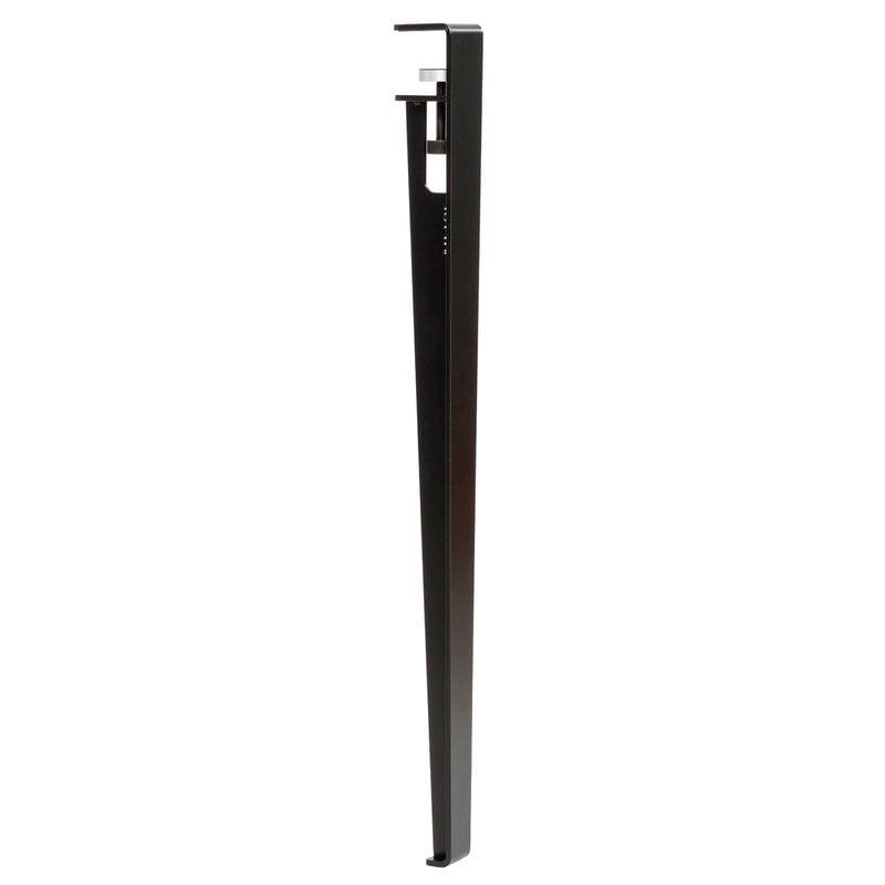 Table and desk leg 75 cm by TIPTOE #1 piece, graphite black #